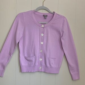 J.JillLavender Cardigan with Buttons